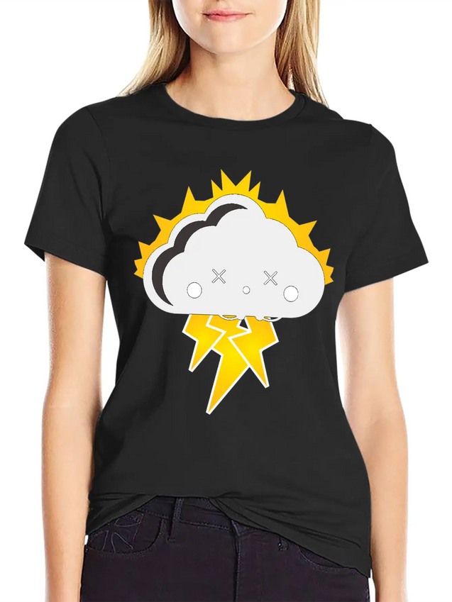STORM! Casual Graphic T-Shirt – Simple And Comfortable Daily Wear