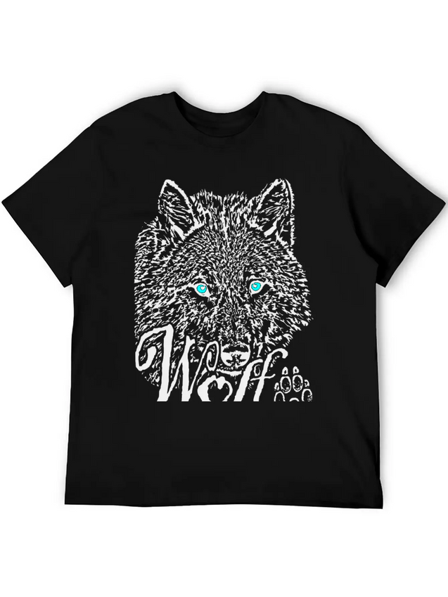 The Wolfskopf Wolf Casual Graphic T-Shirt – Simple And Comfortable Daily Wear