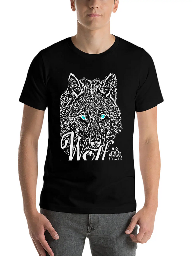 The Wolfskopf Wolf Casual Graphic T-Shirt – Simple And Comfortable Daily Wear