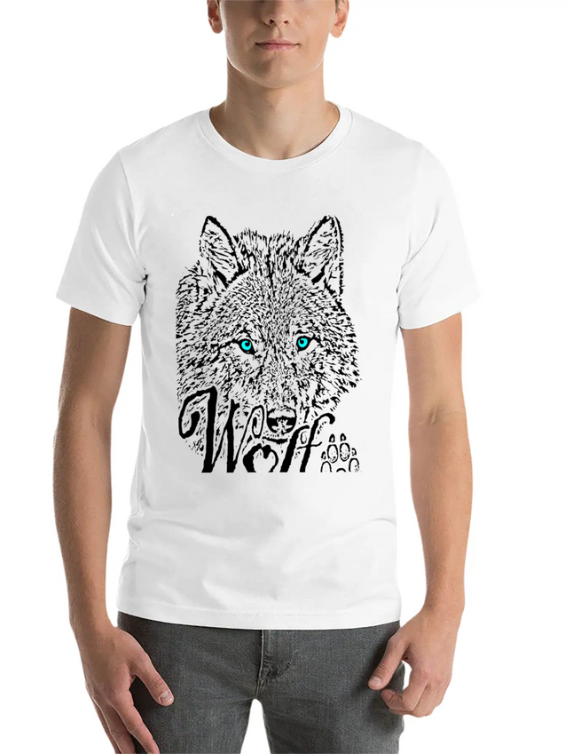 The Wolfskopf Wolf Casual Graphic T-Shirt – Simple And Comfortable Daily Wear