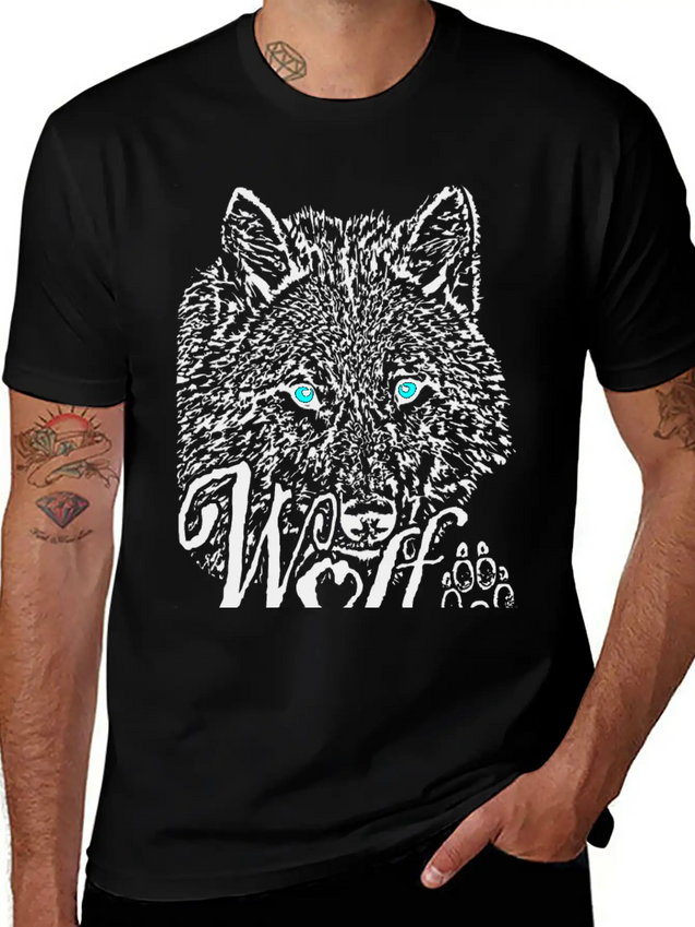 The Wolfskopf Wolf Casual Graphic T-Shirt – Simple And Comfortable Daily Wear