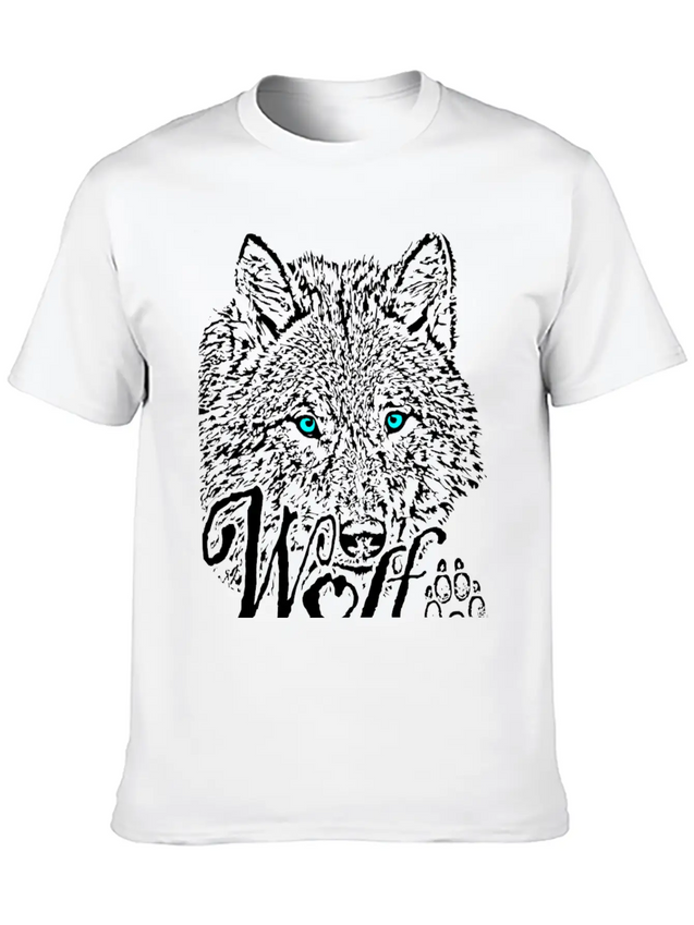 The Wolfskopf Wolf Casual Graphic T-Shirt – Simple And Comfortable Daily Wear