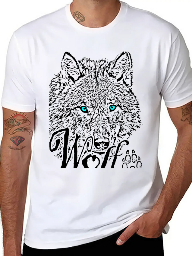 The Wolfskopf Wolf Casual Graphic T-Shirt – Simple And Comfortable Daily Wear
