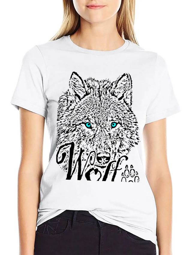 The Wolfskopf Wolf Casual Graphic T-Shirt – Simple And Comfortable Daily Wear