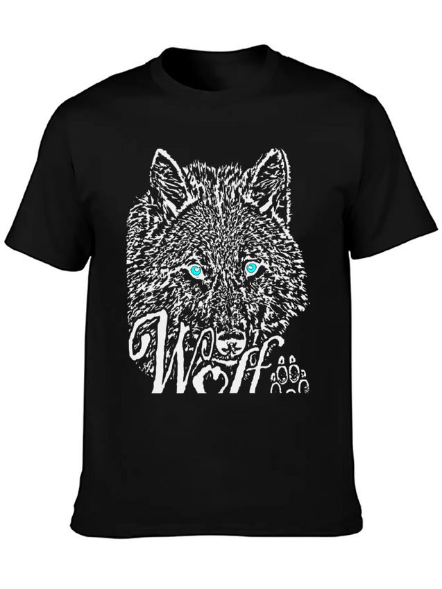 The Wolfskopf Wolf Casual Graphic T-Shirt – Simple And Comfortable Daily Wear