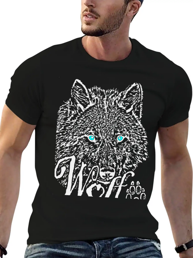 The Wolfskopf Wolf Casual Graphic T-Shirt – Simple And Comfortable Daily Wear