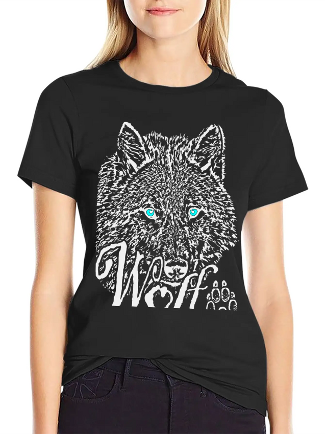 The Wolfskopf Wolf Casual Graphic T-Shirt – Simple And Comfortable Daily Wear