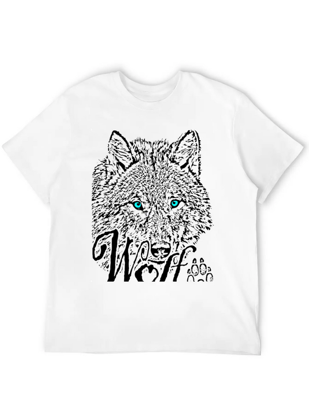 The Wolfskopf Wolf Casual Graphic T-Shirt – Simple And Comfortable Daily Wear