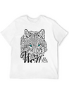 The Wolfskopf Wolf Casual Graphic T-Shirt – Simple And Comfortable Daily Wear
