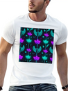 "Vibrant Petal Lights Comfortable Minimalist Graphic Tee – Summer Style Essential