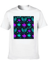 "Vibrant Petal Lights Comfortable Minimalist Graphic Tee – Summer Style Essential