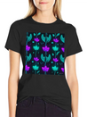 "Vibrant Petal Lights Comfortable Minimalist Graphic Tee – Summer Style Essential