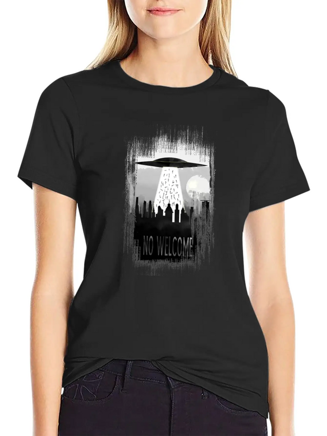 Welcome Casual Graphic T-Shirt – Simple And Comfortable Daily Wear