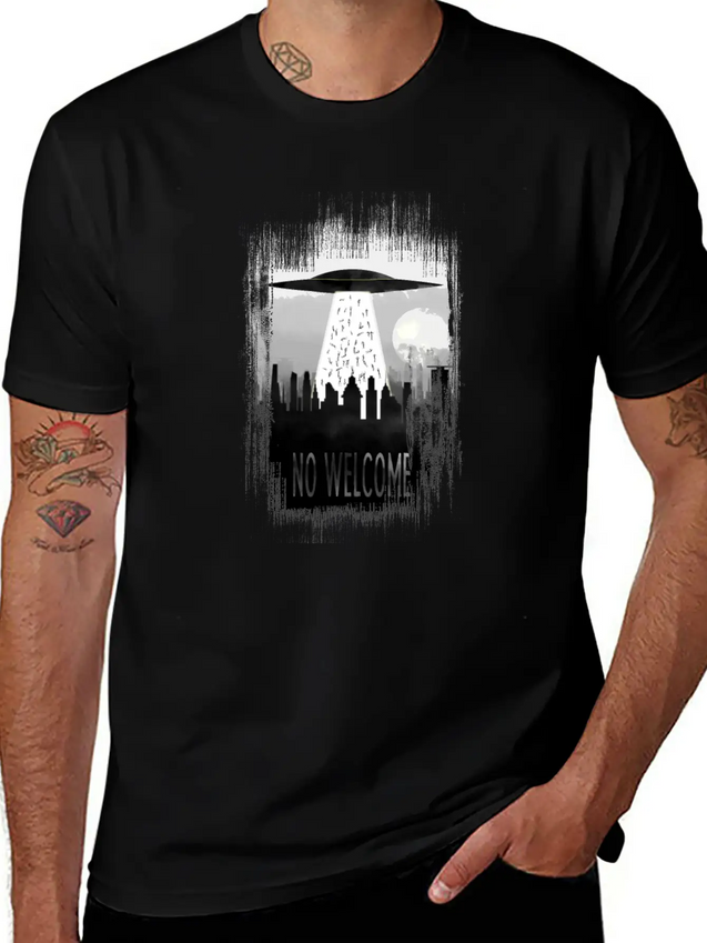 Welcome Casual Graphic T-Shirt – Simple And Comfortable Daily Wear