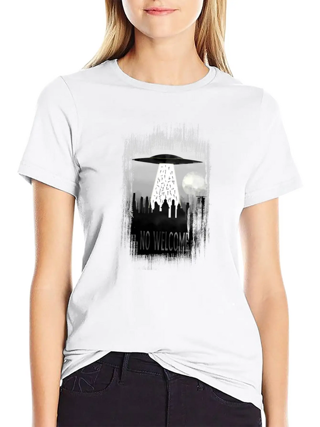 Welcome Casual Graphic T-Shirt – Simple And Comfortable Daily Wear