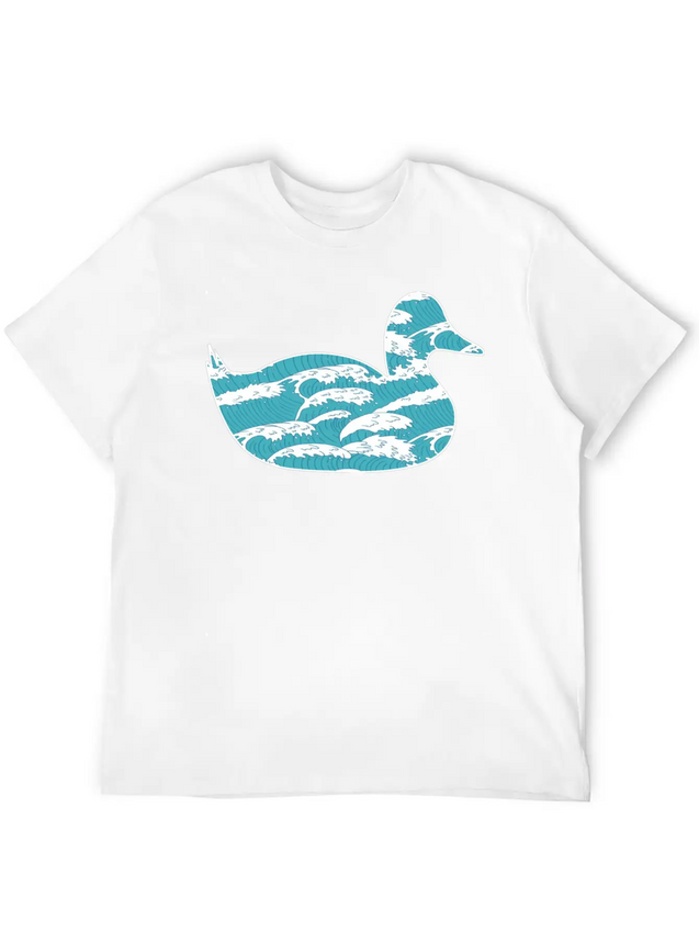 Wind Wave Sea Foam Casual Graphic T-Shirt – Simple And Comfortable Daily Wear