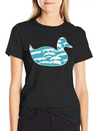 Wind Wave Sea Foam Casual Graphic T-Shirt – Simple And Comfortable Daily Wear