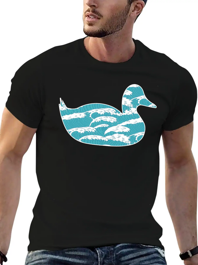 Wind Wave Sea Foam Casual Graphic T-Shirt – Simple And Comfortable Daily Wear