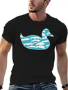 Wind Wave Sea Foam Casual Graphic T-Shirt – Simple And Comfortable Daily Wear
