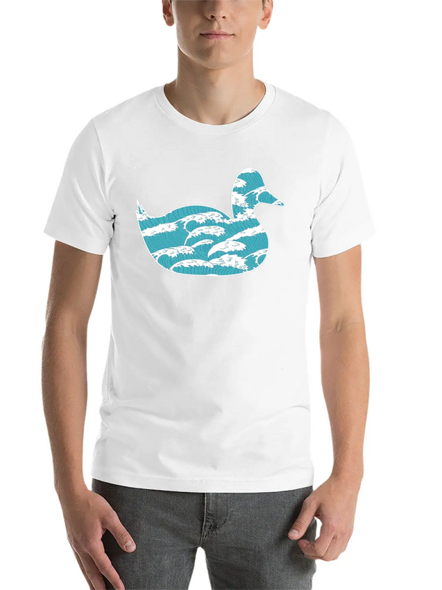 Wind Wave Sea Foam Casual Graphic T-Shirt – Simple And Comfortable Daily Wear