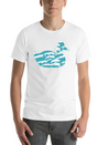 Wind Wave Sea Foam Casual Graphic T-Shirt – Simple And Comfortable Daily Wear
