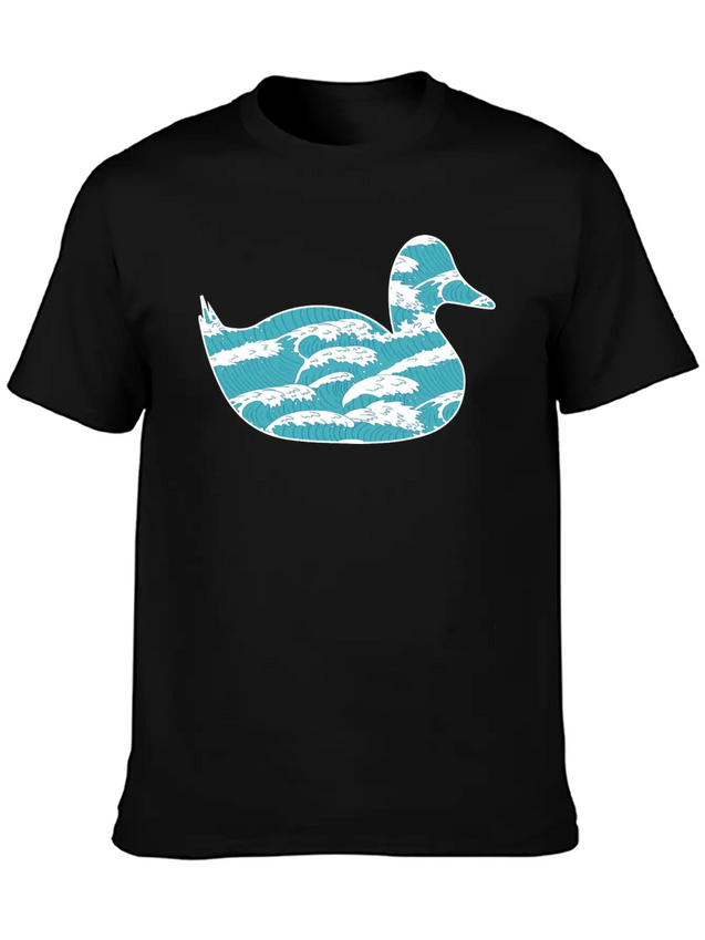 Wind Wave Sea Foam Casual Graphic T-Shirt – Simple And Comfortable Daily Wear