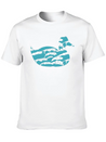 Wind Wave Sea Foam Casual Graphic T-Shirt – Simple And Comfortable Daily Wear