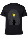 "You Are Unique Just As Your Fingerprints" Breathable Soft Cotton T-Shirt – Timeless Casual Look